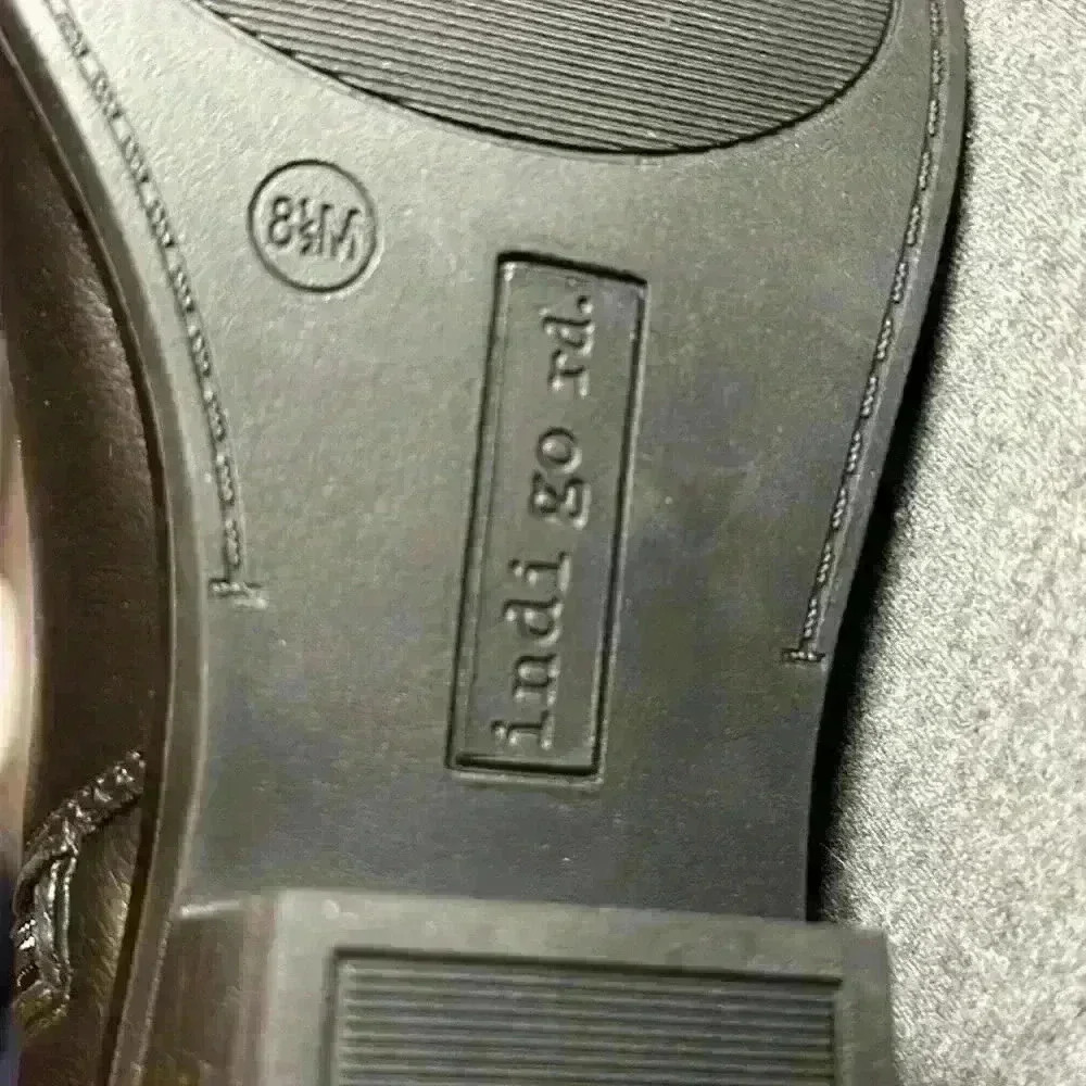 Indigo Rd. Western Silver Harness Black Boot Side Zip Heeled Platform Sz 8.5 - Picture 7 of 13